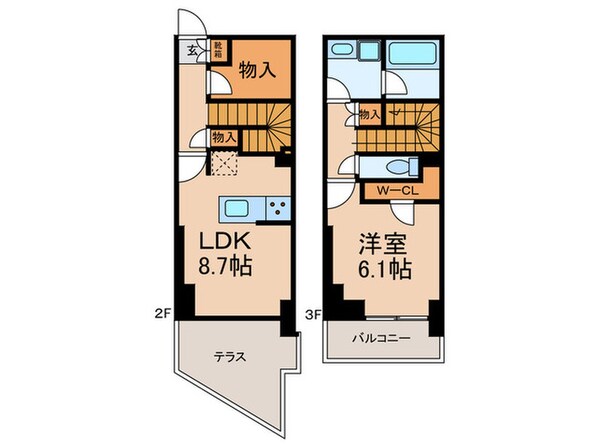 URBANLINK護国寺の物件間取画像